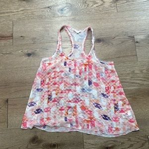 Aeropostale sheer high low tank